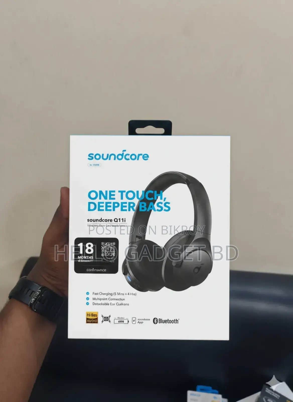 Soundcore Q11i Over-Ear Bluetooth Headphone