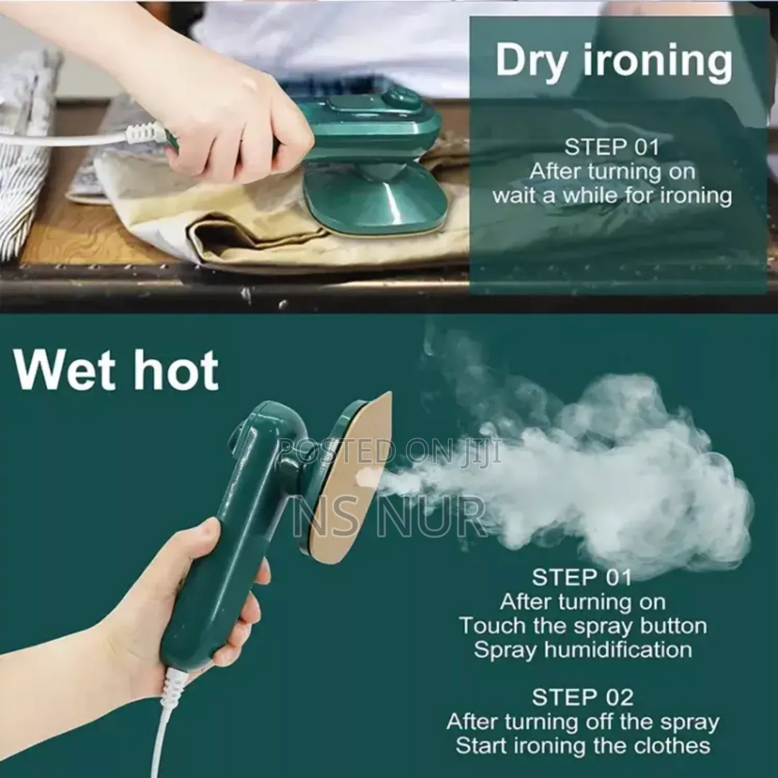 Mini Foldable Travel Iron