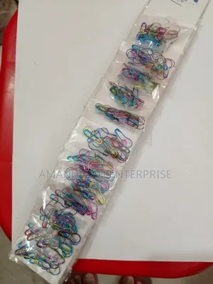বাল্ব সেফটি পিন – রঙিন নাশপাতি আকৃতির ক্যালাবাশ পিন (০৬ প্যাক)
