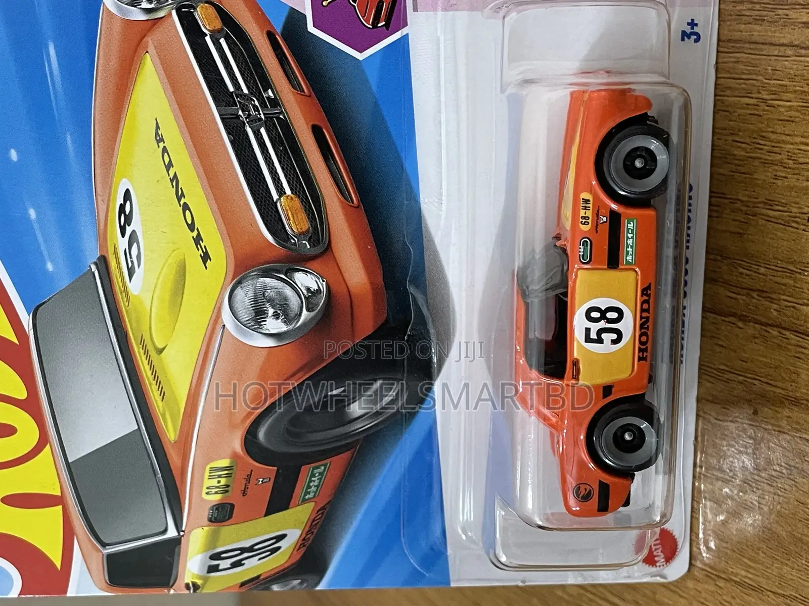 Hotwheels Mainline Honda S800 Racing (Treasure Hunt)
