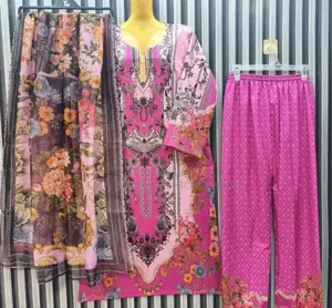 Premium Dubai Soft Silk Three-Piece