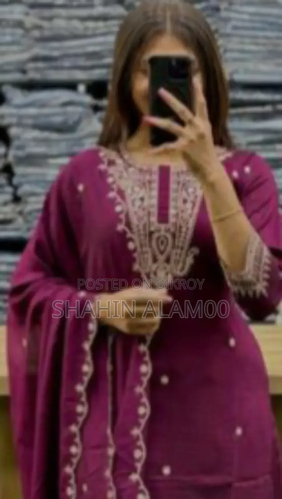এমব্রয়ডারি ৩ পিস কালেকশন