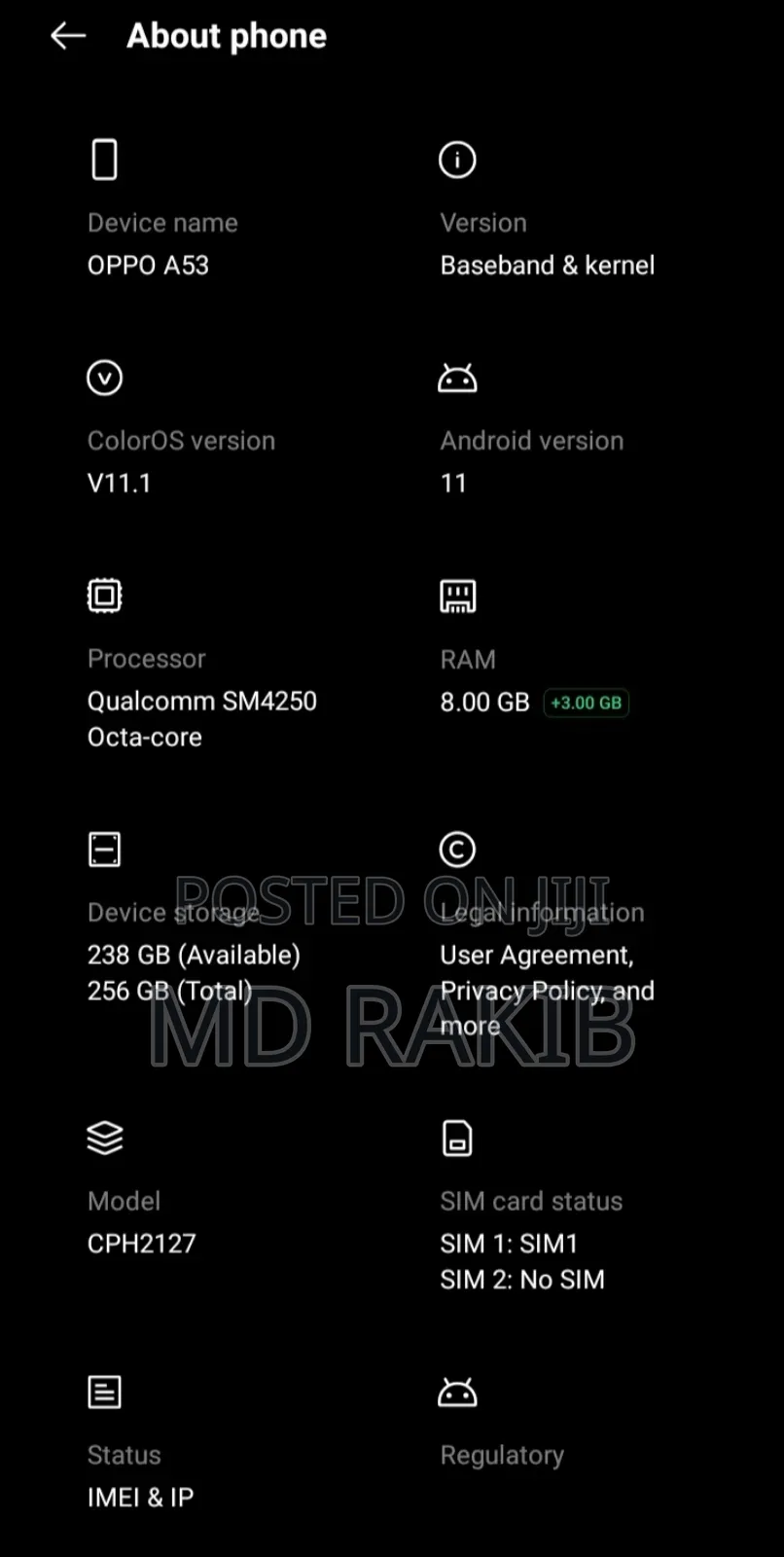 New Oppo A53 128 GB