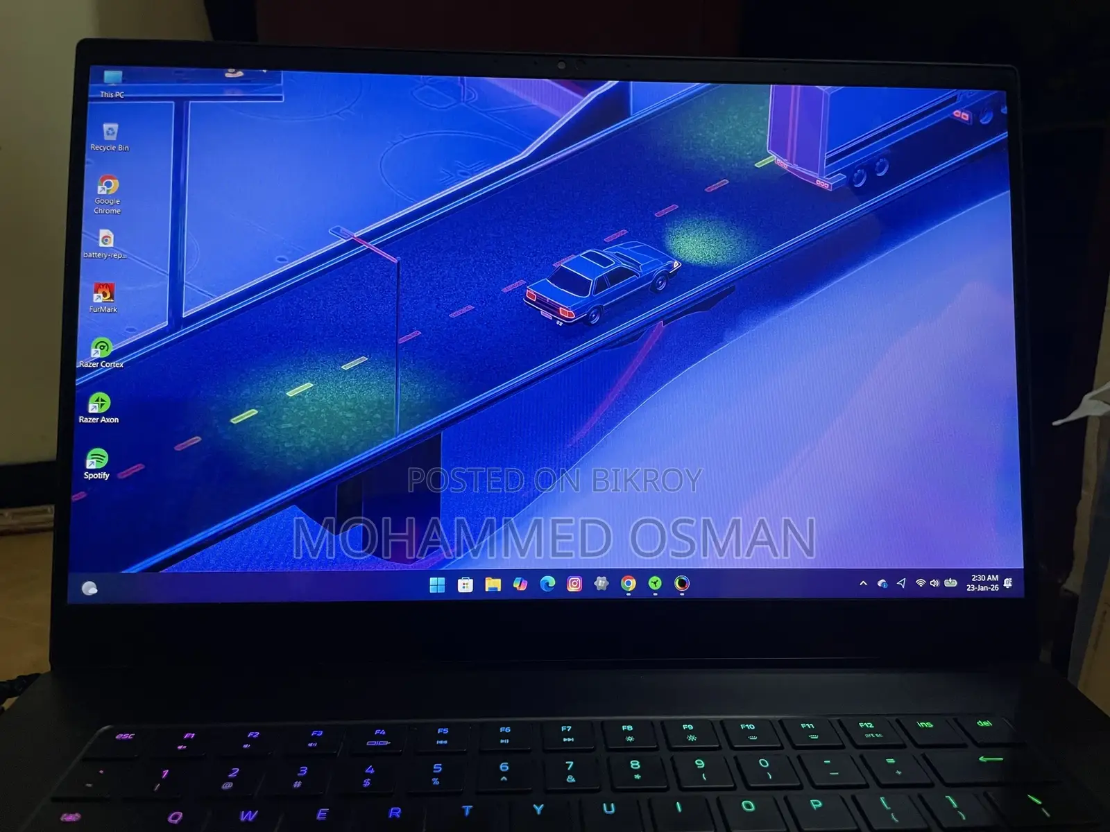 ল্যাপটপ রেজার ব্লেড অ্যাডভান্সড 16GB ইন্টেল কোর আই৭ এসএসডি 1T