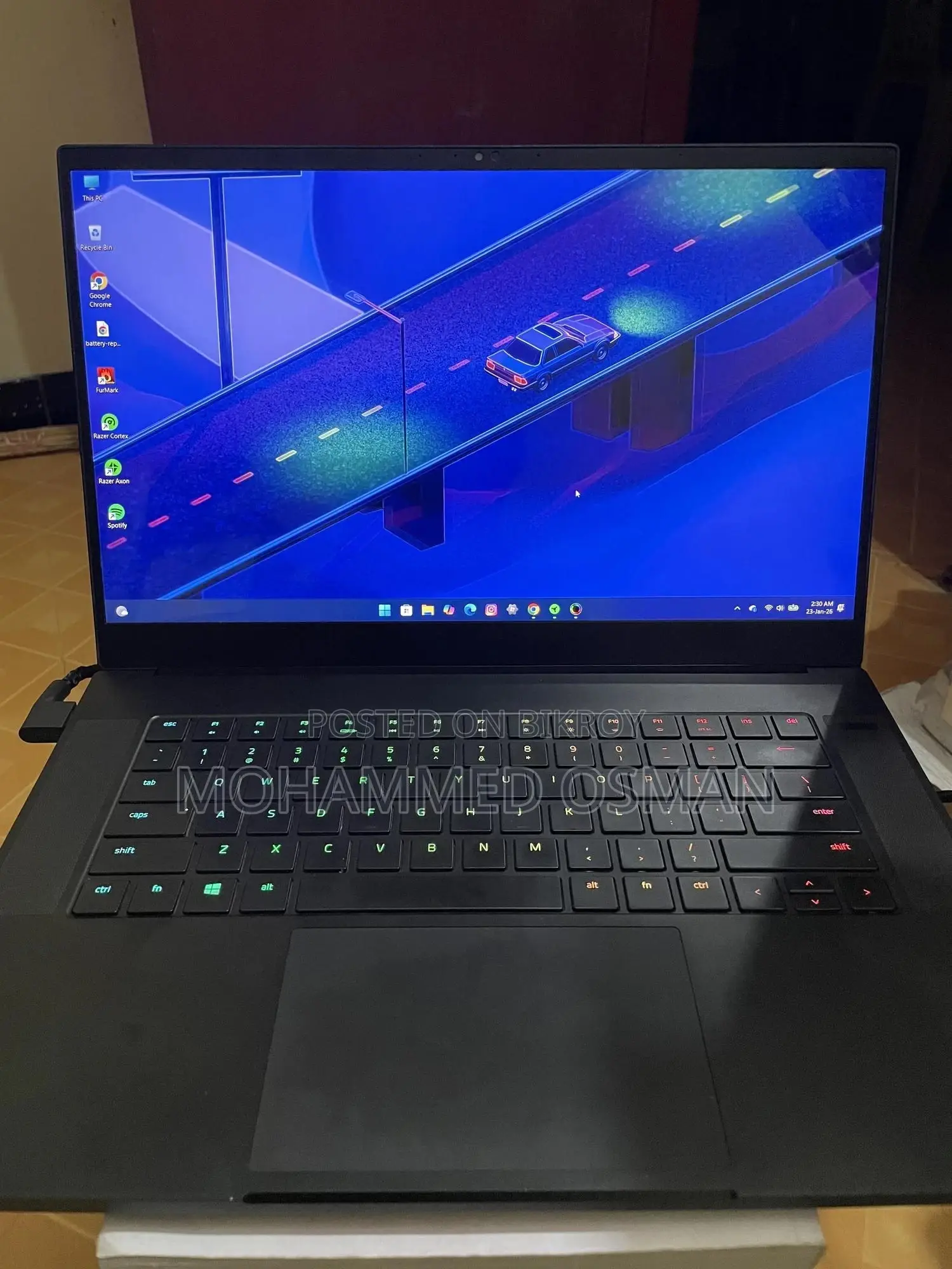 ল্যাপটপ রেজার ব্লেড অ্যাডভান্সড 16GB ইন্টেল কোর আই৭ এসএসডি 1T