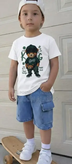 Baby Tshirt and Denim Pant Set