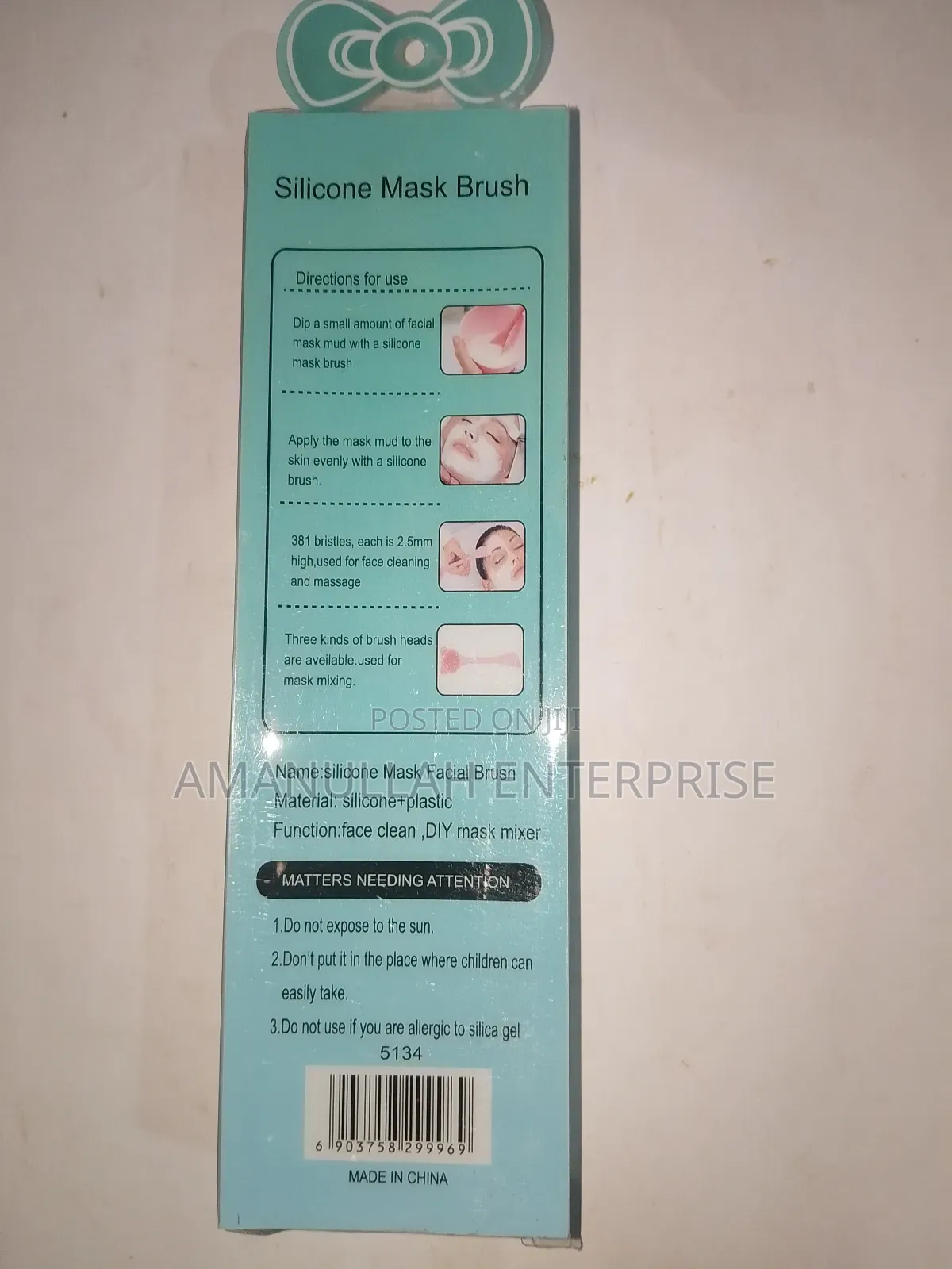 2-in-1 Silicone Face Mask Brush Pore Cleanser