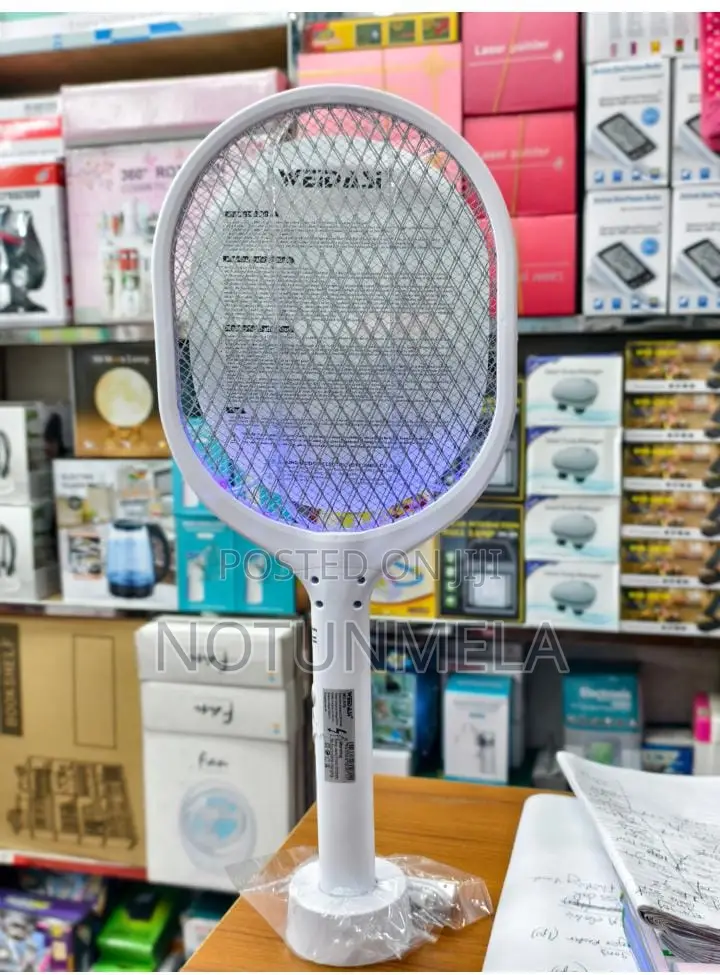 Rechargeable Dual-Use 2 in 1 UV Light Electric Mosquito Racket