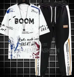 Drop Shoulder Mash T-Shirt and Trouser