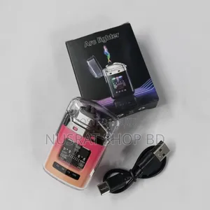 Transparent Double Arc Usb Rechargeable Lighter
Code : 12823