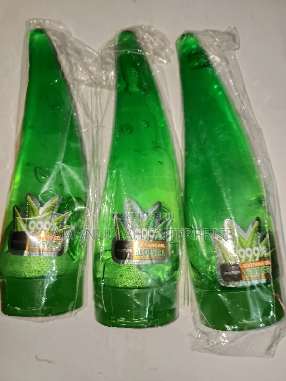 Natural Aloe Vera Soothing Gel in 120ml Bottles. 99.9% Aloe Vera