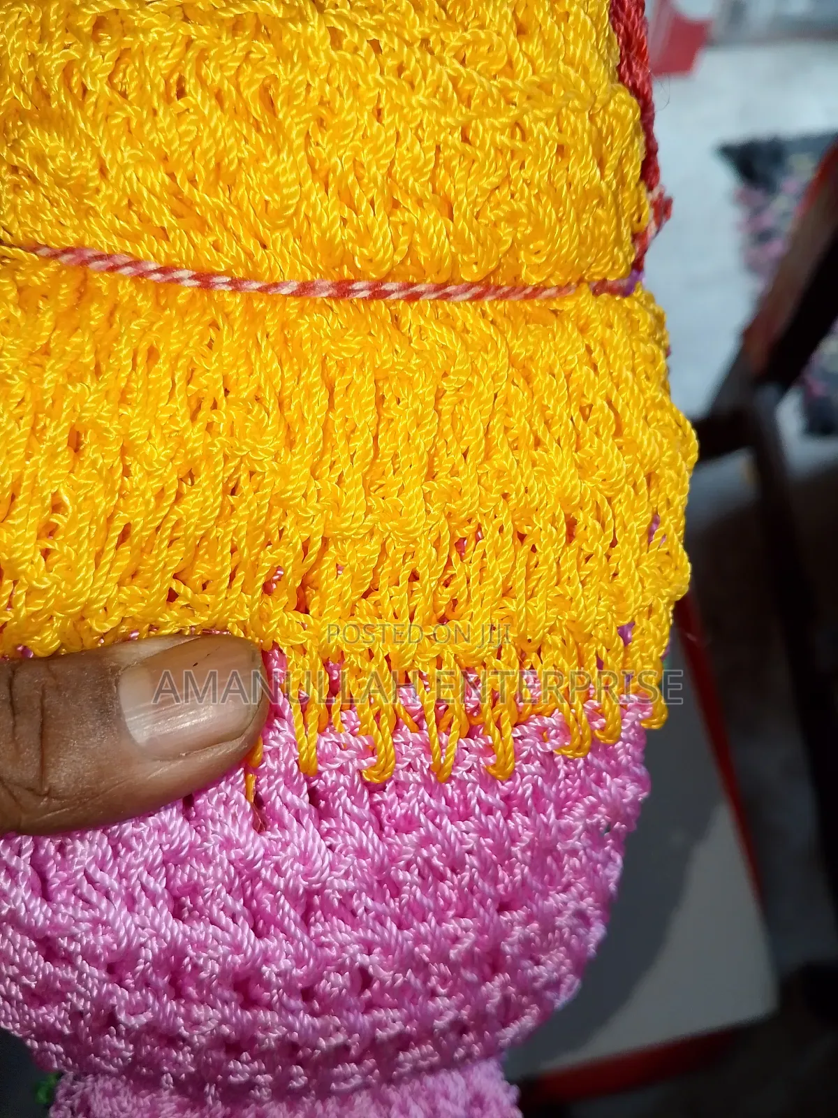 Eco-Friendly Multicolored Crochet Bath Sponges | Nylon Rope Loofah.