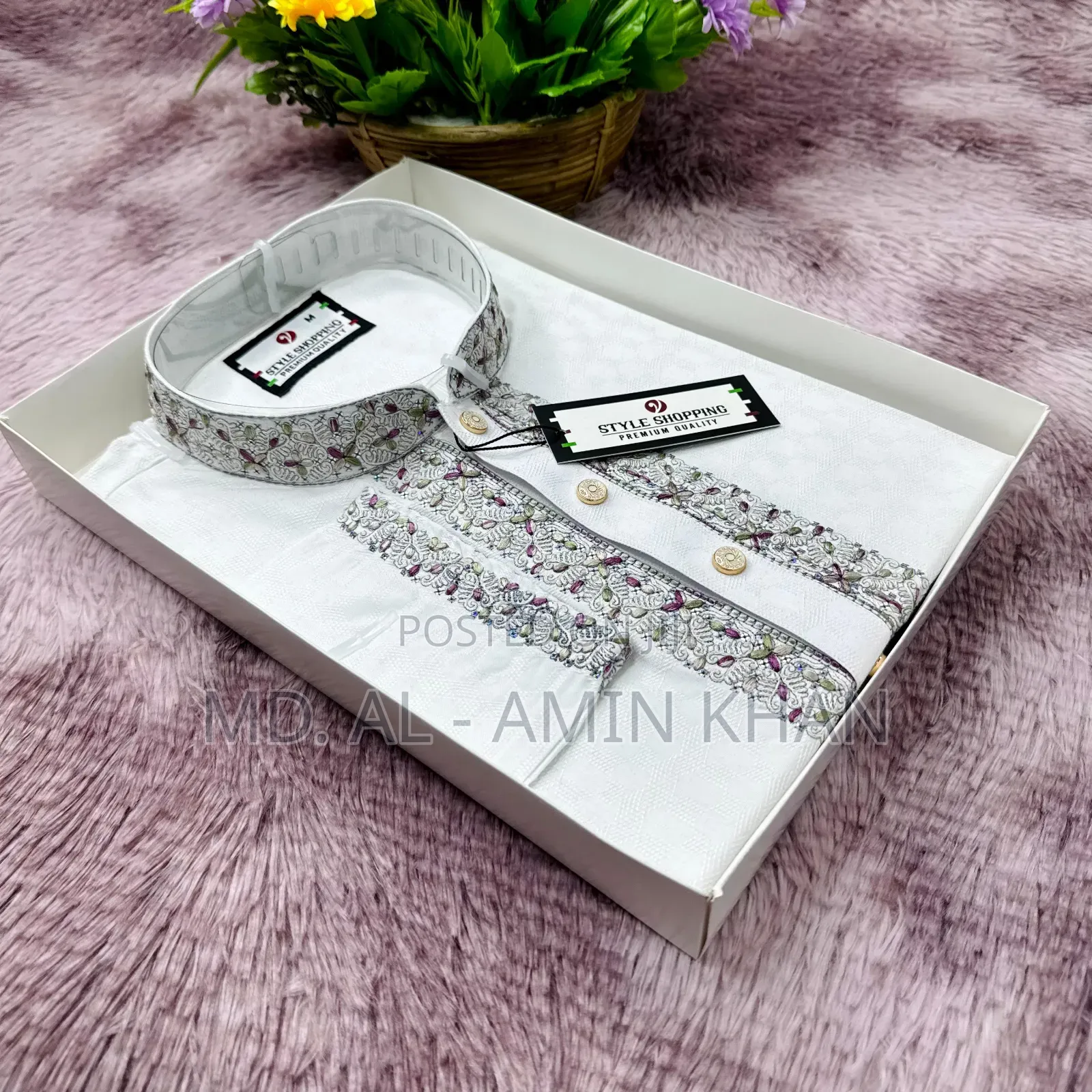 Sequence Embroidery Panjabi