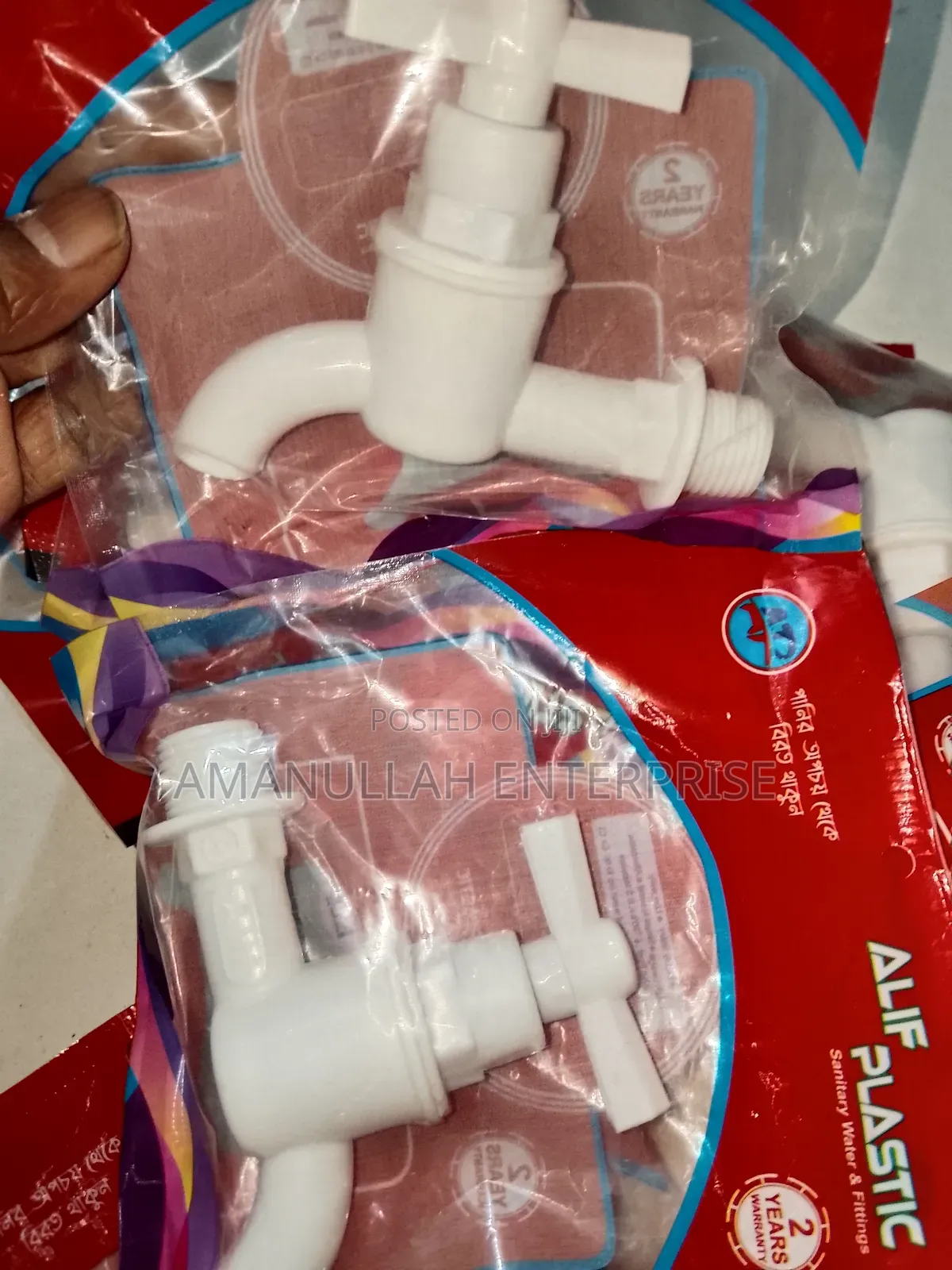Durable White Pvc Water Tap