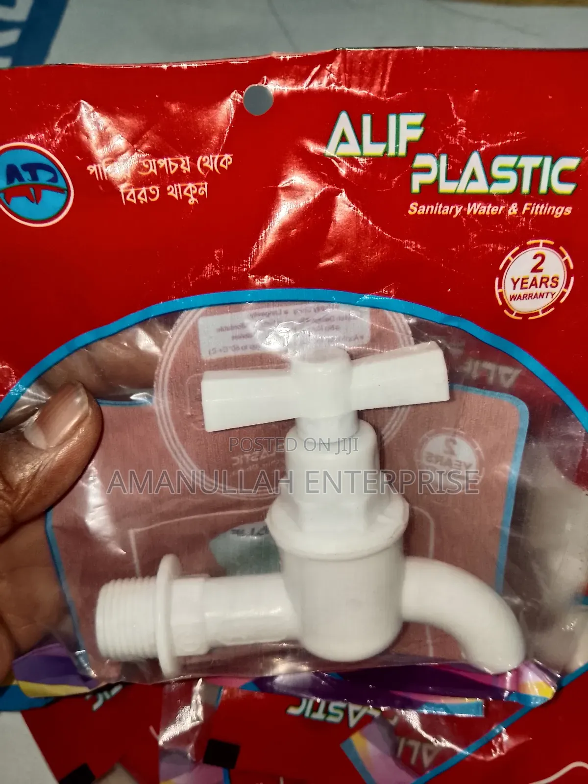 Durable White Pvc Water Tap