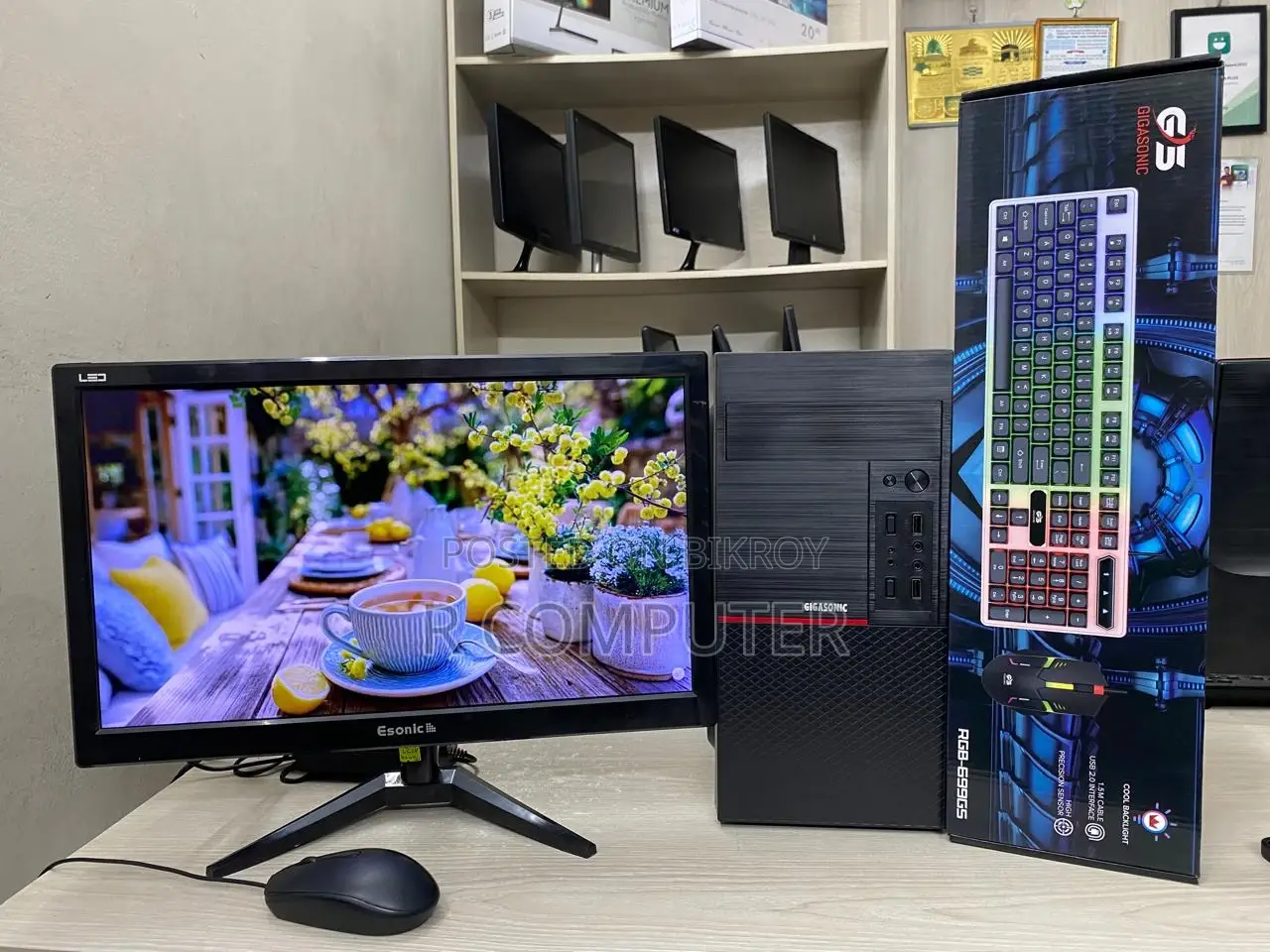 New Desktop Computer 8GB Intel Core I3 SSD 128GB
