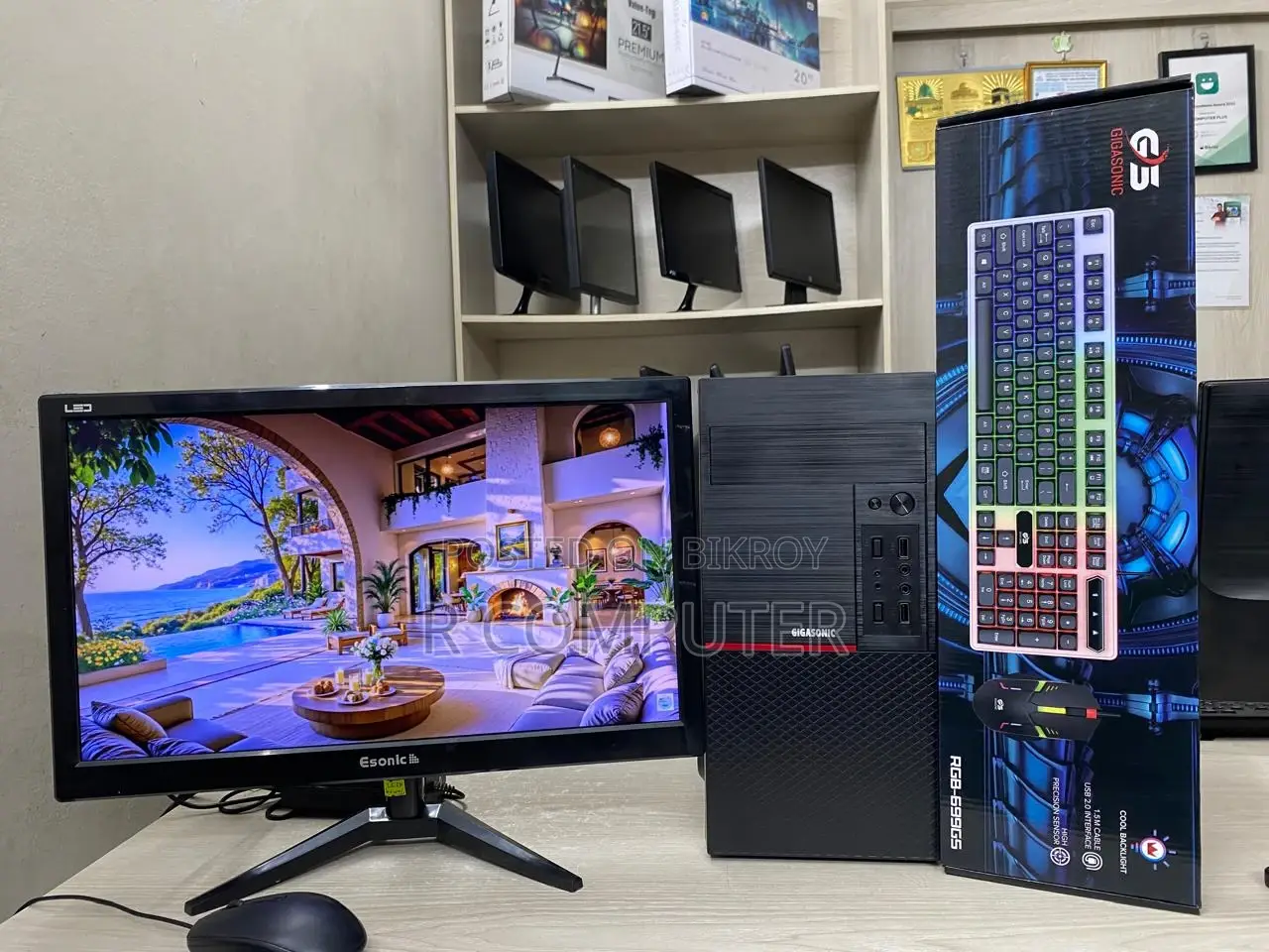New Desktop Computer 8GB Intel Core I3 SSD 128GB