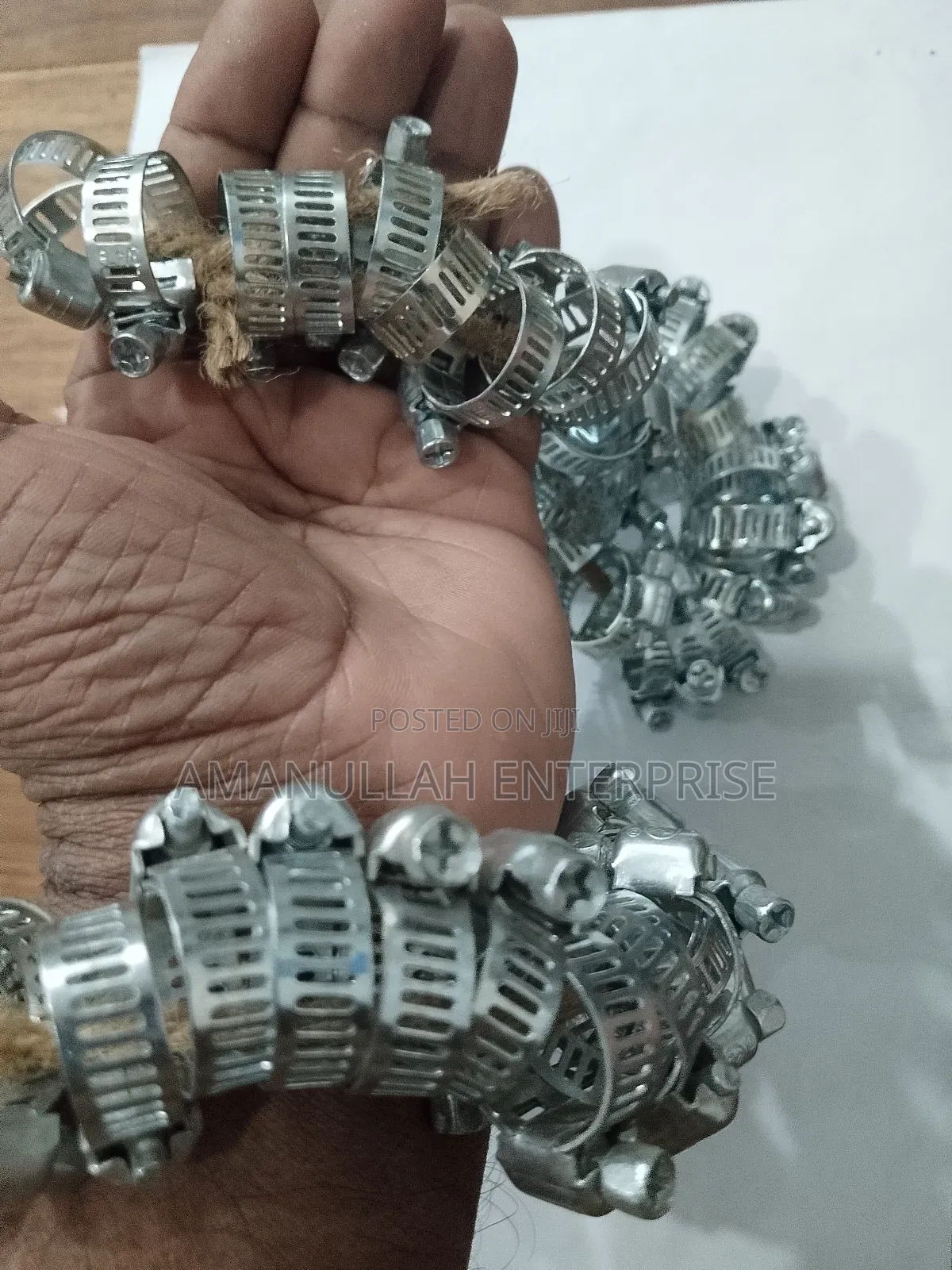 Premium Stainless Steel Hose Clamps – Adjustable Worm Gear (10 Pcs)