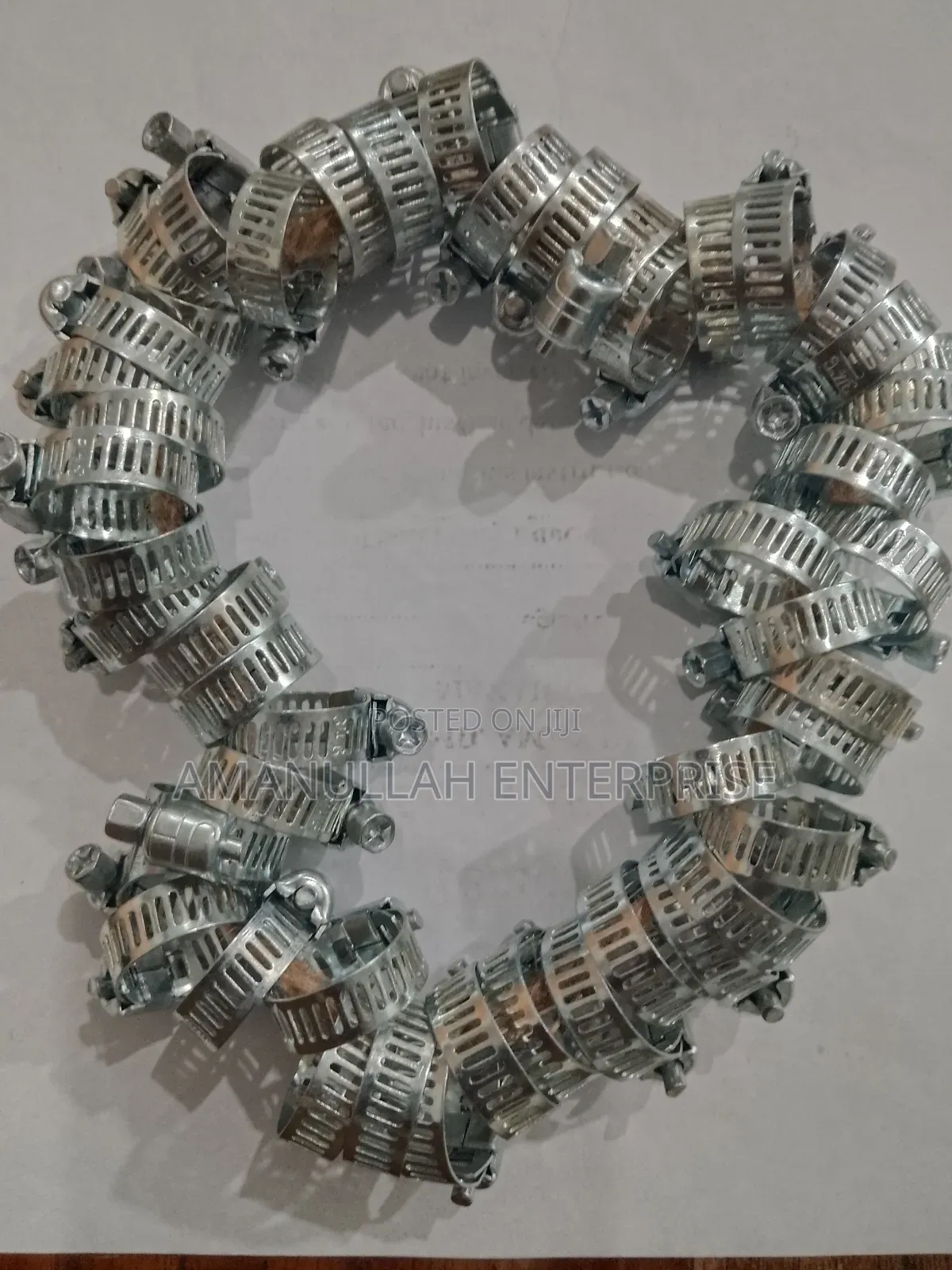 Premium Stainless Steel Hose Clamps – Adjustable Worm Gear (10 Pcs)