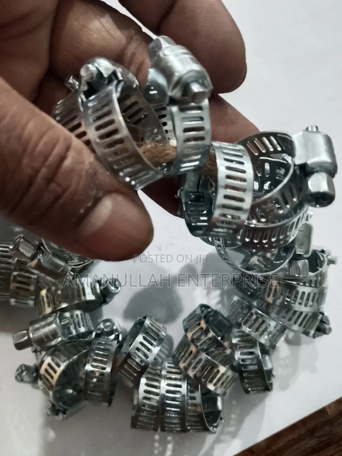 Premium Stainless Steel Hose Clamps – Adjustable Worm Gear (10 Pcs)