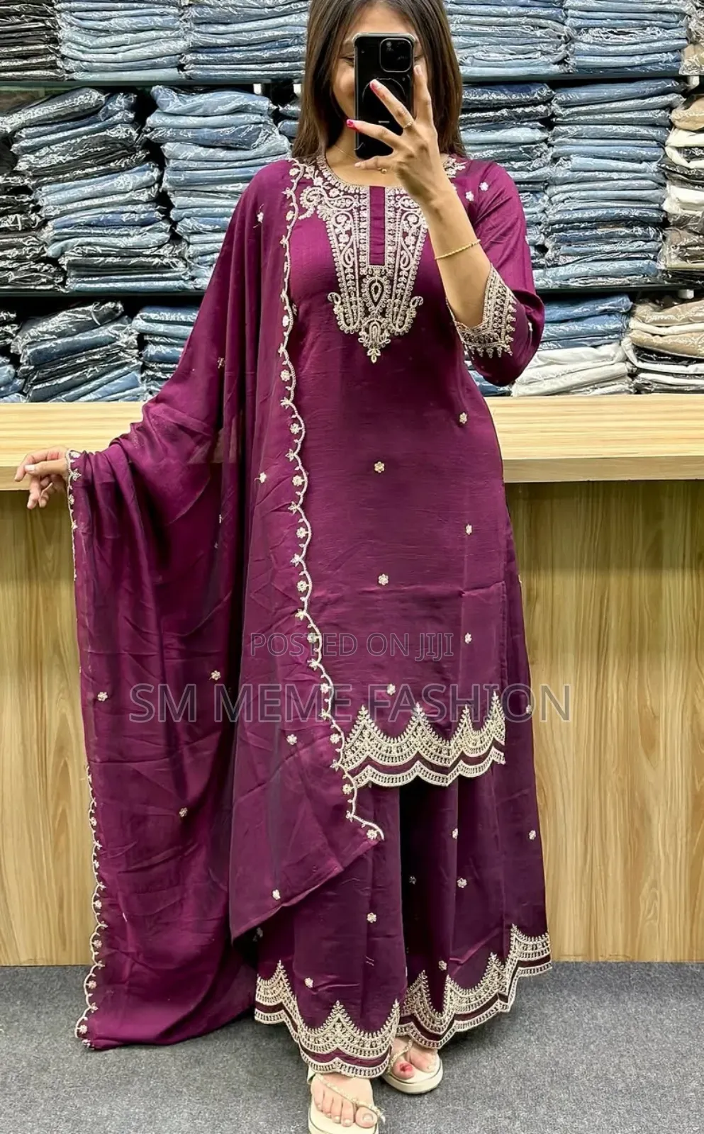 Garara Dress Embroidery Work