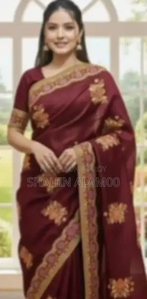 প্রিমিয়াম সেমি মসলিন শাড়ি