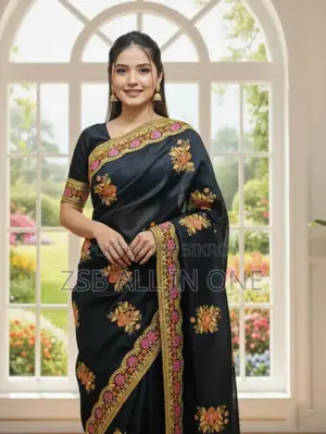 প্রিমিয়াম সেমি মসলিন শাড়ি হাই কোয়ালিটি