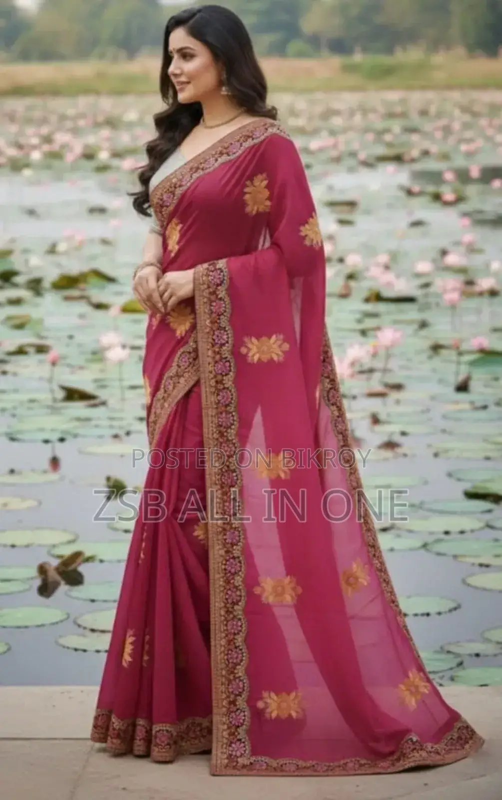 প্রিমিয়াম সেমি মসলিন শাড়ি হাই কোয়ালিটি