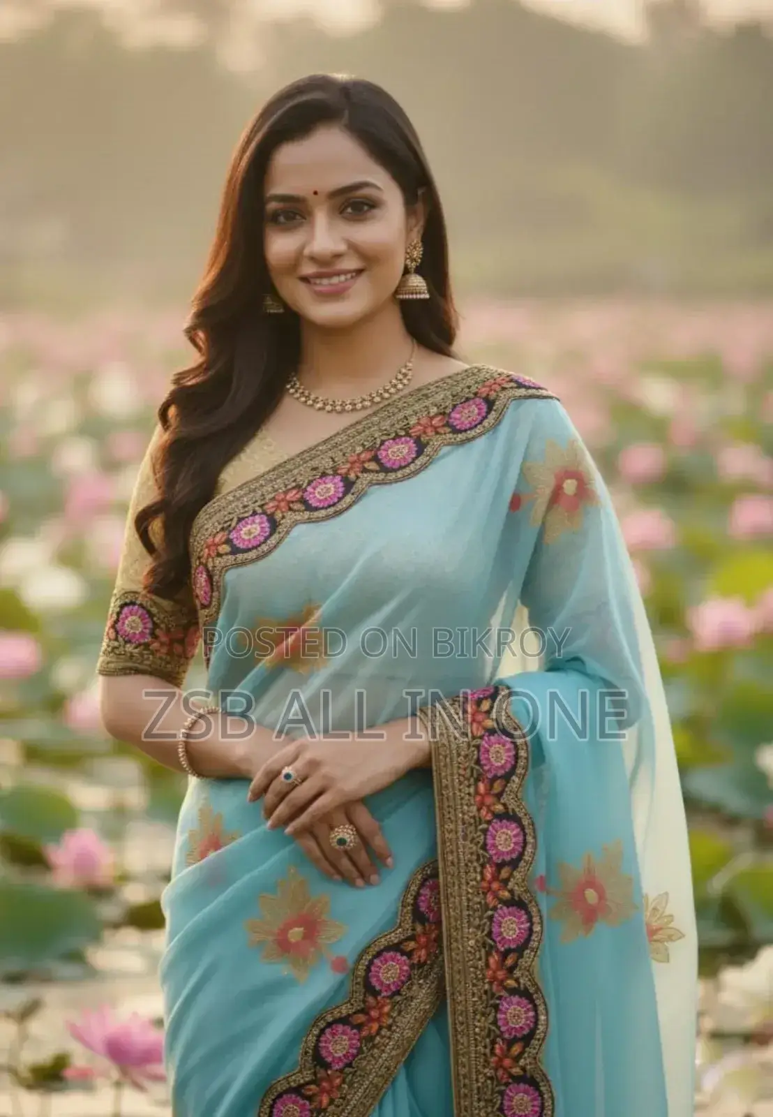 প্রিমিয়াম সেমি মসলিন শাড়ি হাই কোয়ালিটি