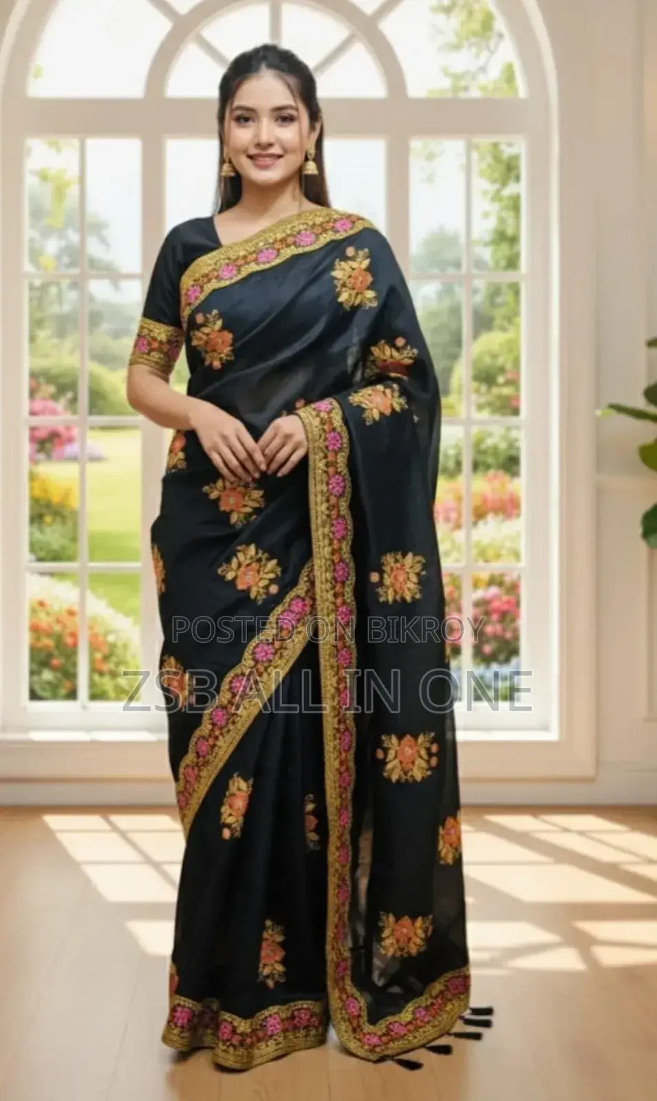 প্রিমিয়াম সেমি মসলিন শাড়ি হাই কোয়ালিটি