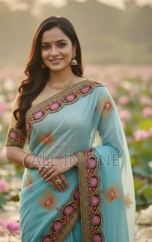 Premium Semi-Muslin Saree New Updated Indian Collection