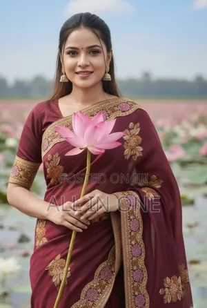 Premium Semi-Muslin Saree New Updated Indian Collection