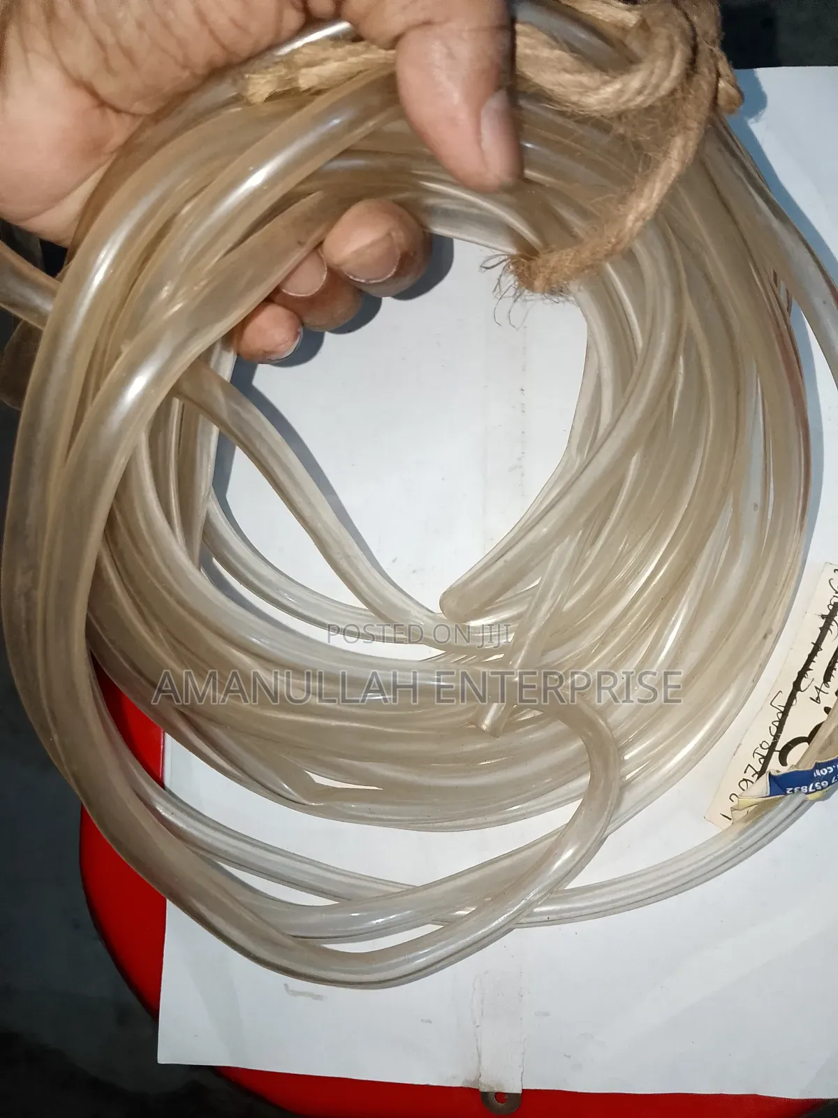 Clear PVC Level Pipe or Tubing Allows for Full Visual Flow (10 Feet)