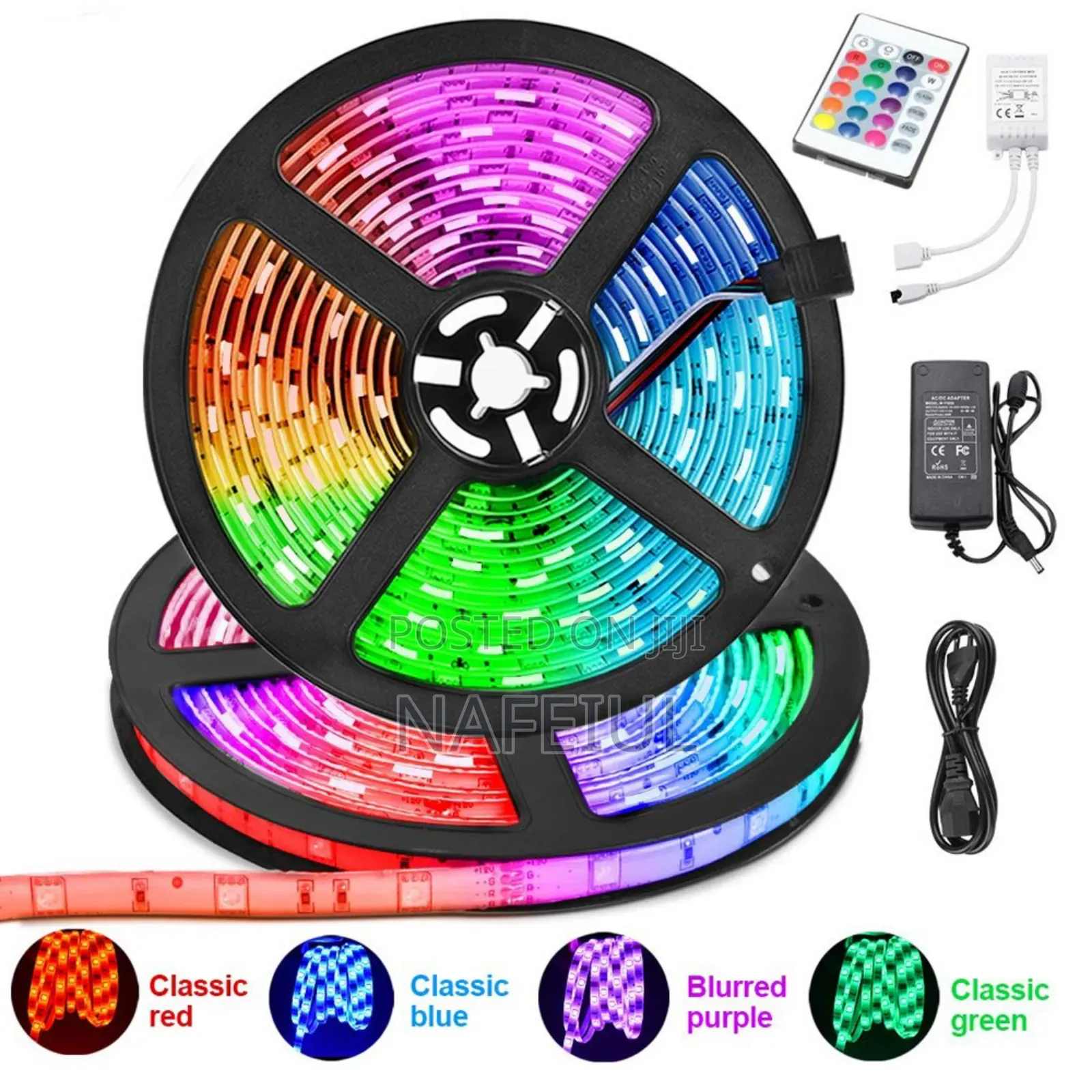 High Quality SMD 16 Feet RGB Strip Light App and Remote Both Controled