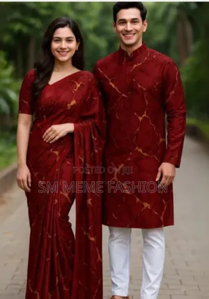 Eid Special Couple Sharee Panjabi Combo