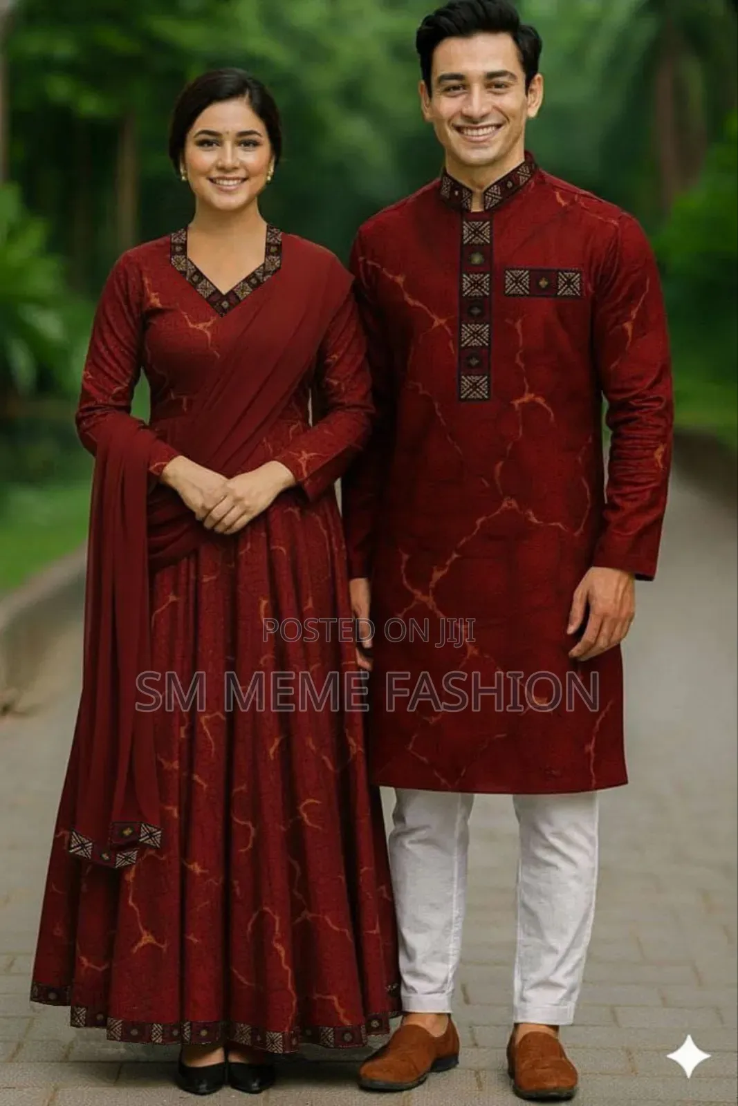 Eid Special Couple Panjabi Three Piece Combo
