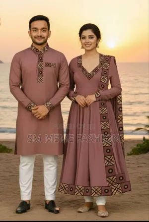 Eid Special Couple Panjabi Three Piece Combo
