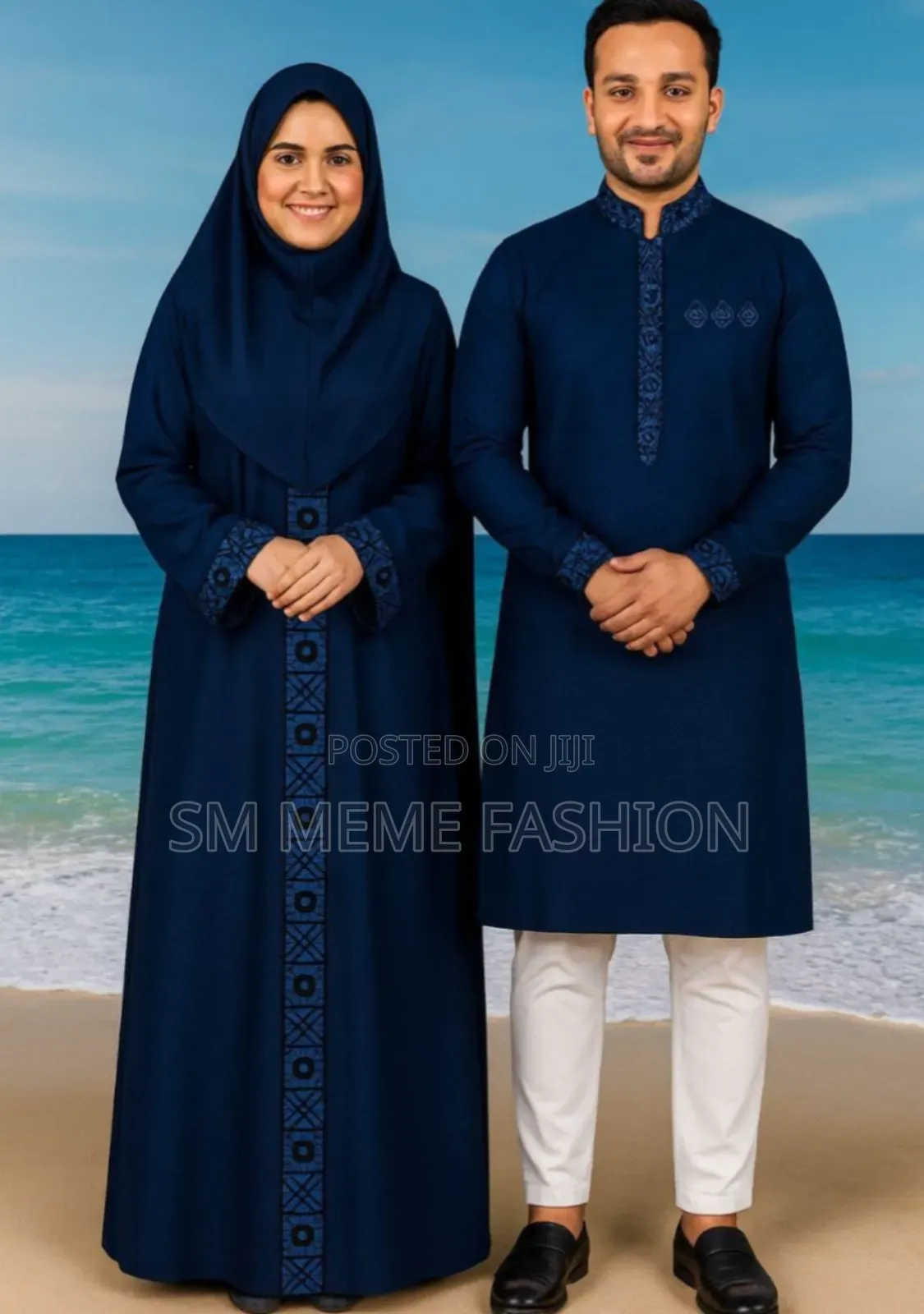 Eid Special Couple Panjabi Three Piece Combo