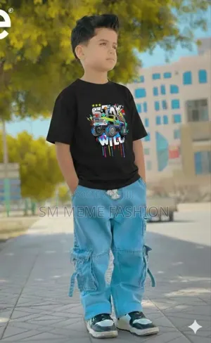 Boys Denim Pant and T-Shirt Set