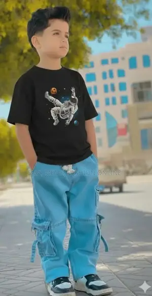 Boys Denim Pant and T-Shirt Set