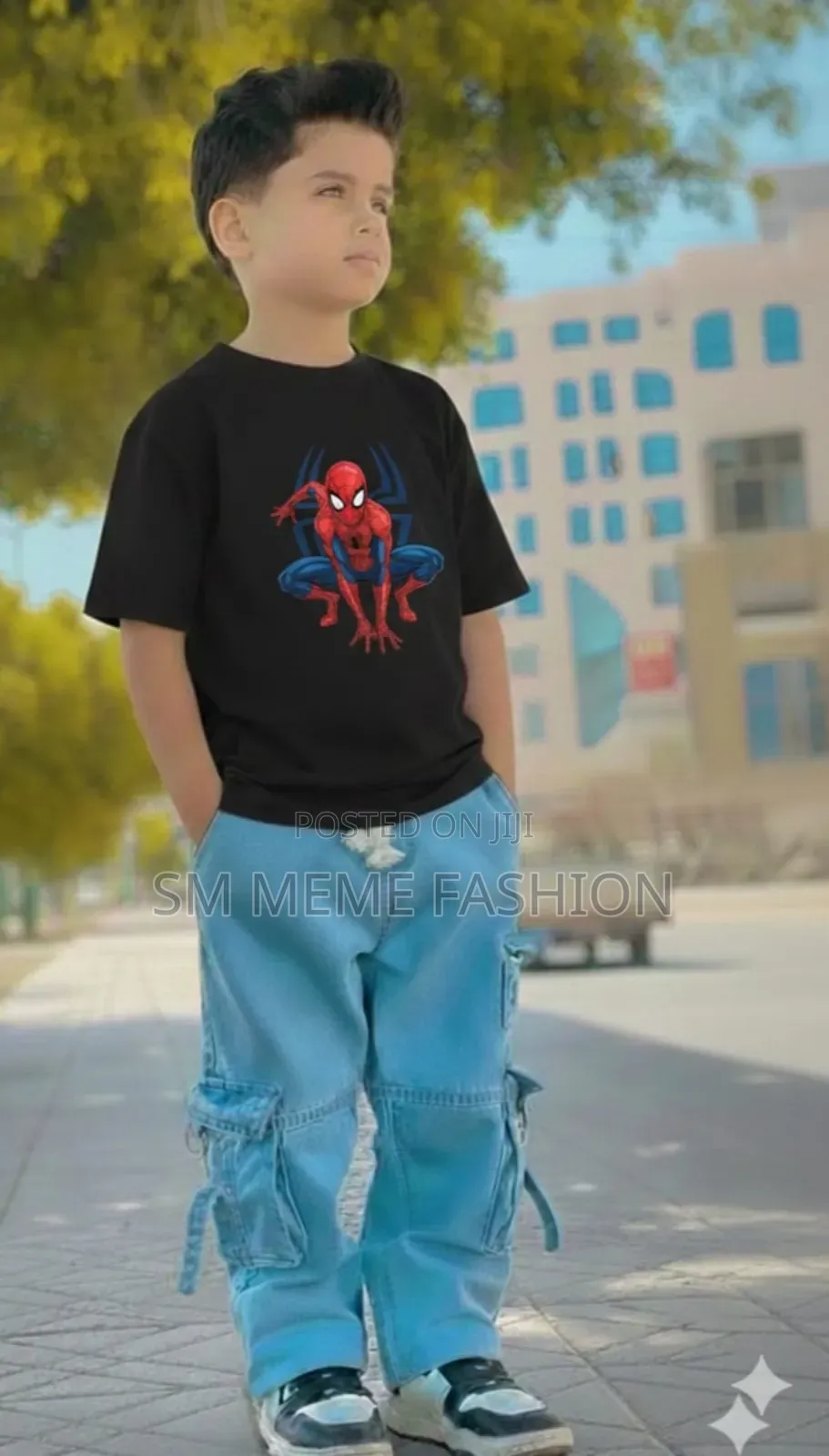 Boys Denim Pant and T-Shirt Set