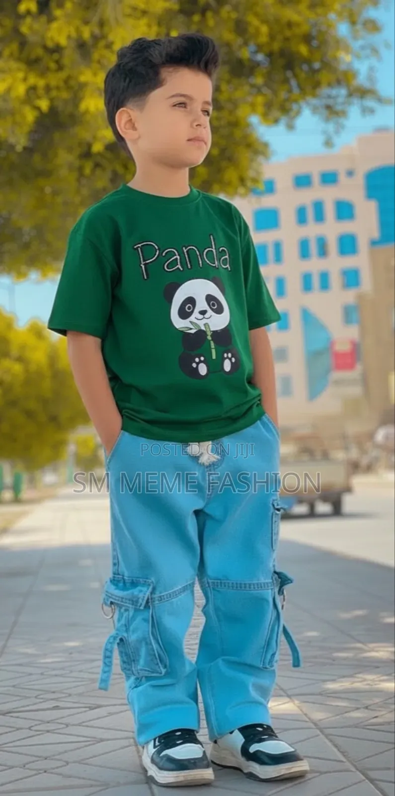 Boys Denim Pant and T-Shirt Set
