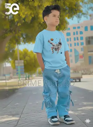 Buy Boys Denim Pant and T-Shirt Set