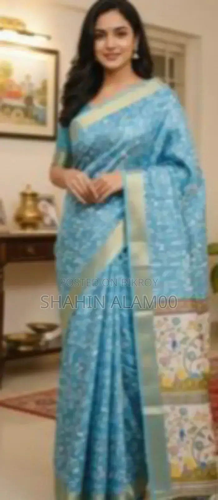 Premium Kaftan Silk Saree