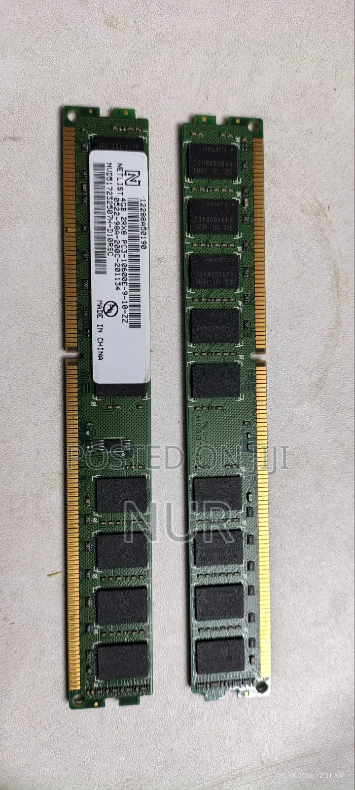 Ram Ddr3 4gb