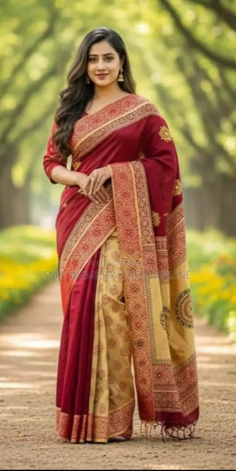 প্রিমিয়াম ধুপিয়ান সিল্ক শাড়ি