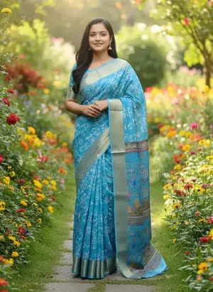কাফতান সিল্ক শাড়ি