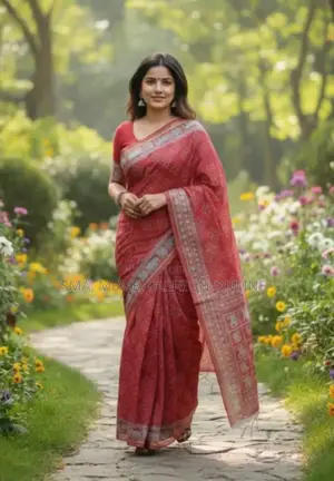কাফতান সিল্ক শাড়ি