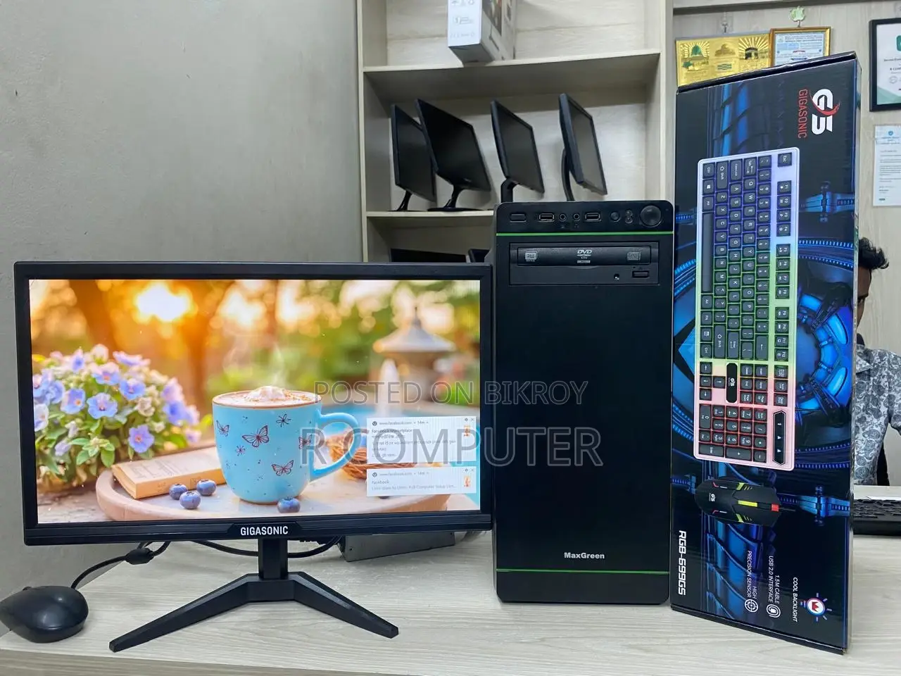 Desktop Computer 8GB Intel Core I5 SSD 128GB
