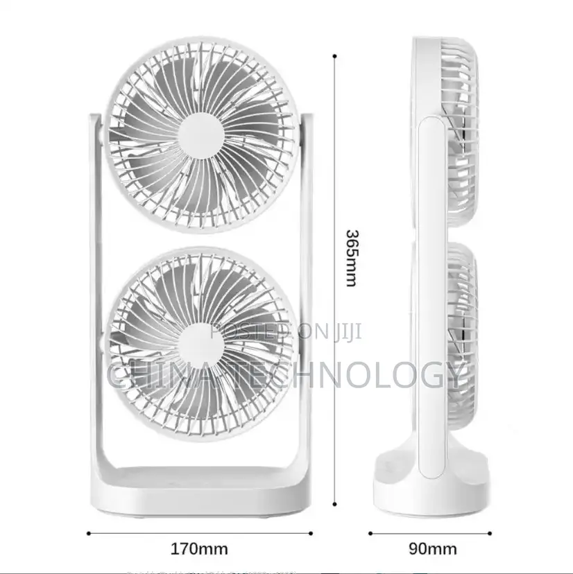 USB Fan, Portable Double-Layer Cooling Fan